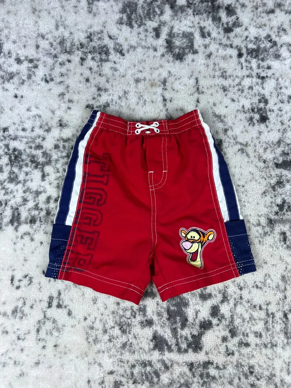 VTG Disney Tigger Swim Trunks Boys 18M Y2K 2000s Winnie the Pooh
